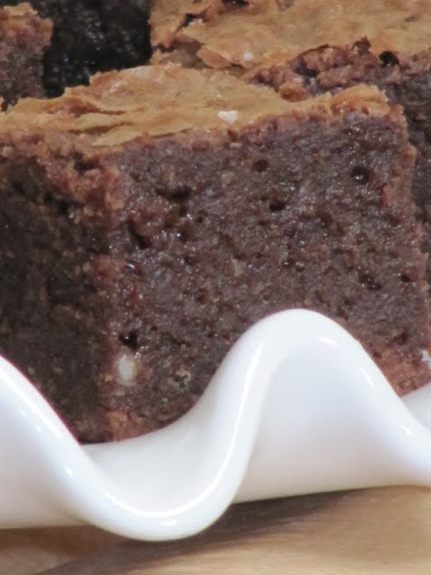 brownies2-1 a piece of cake sitting on top of a table