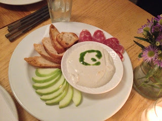 a plate of food on a table