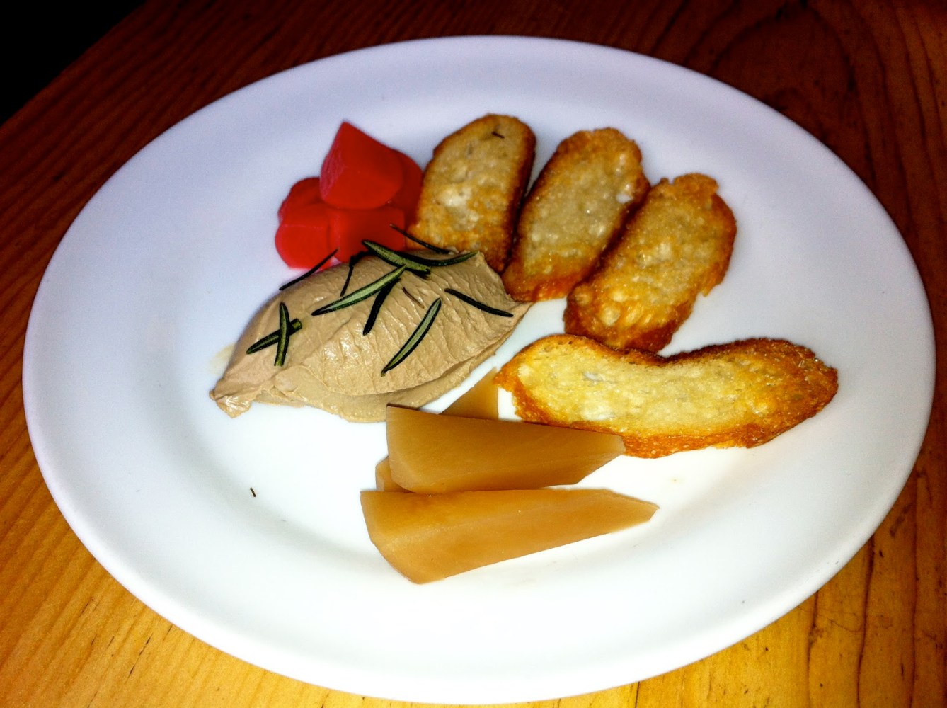 a plate of food on a table
