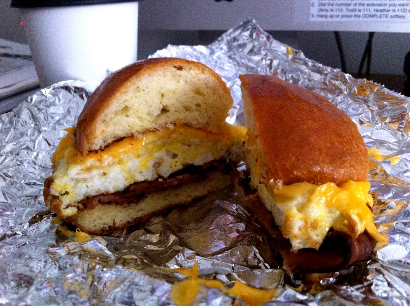 a close up of a sandwich on a plate
