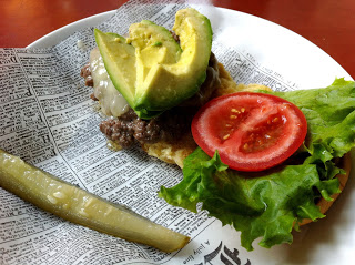 a plate of food on a table