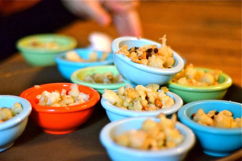 a bowl of food on a table