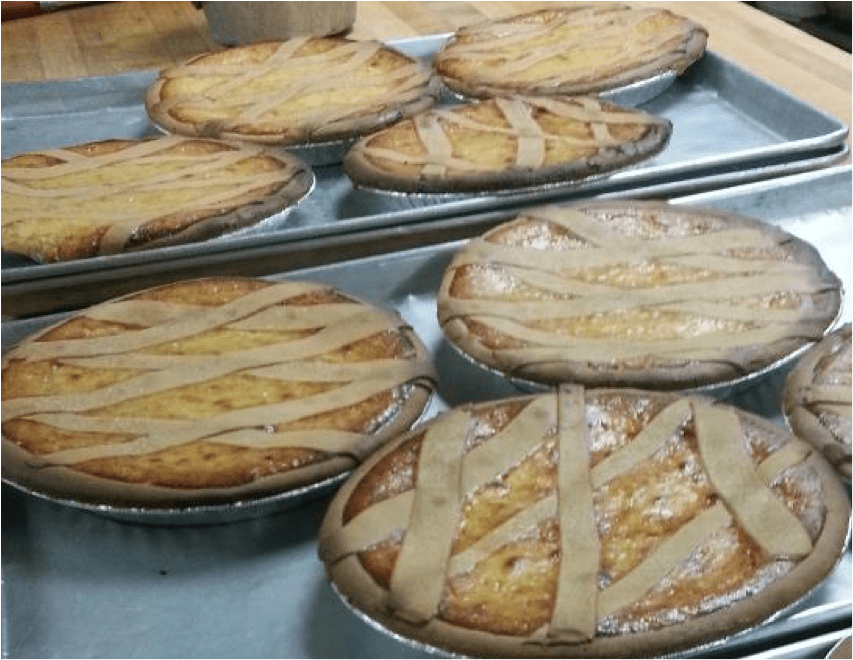 food on display