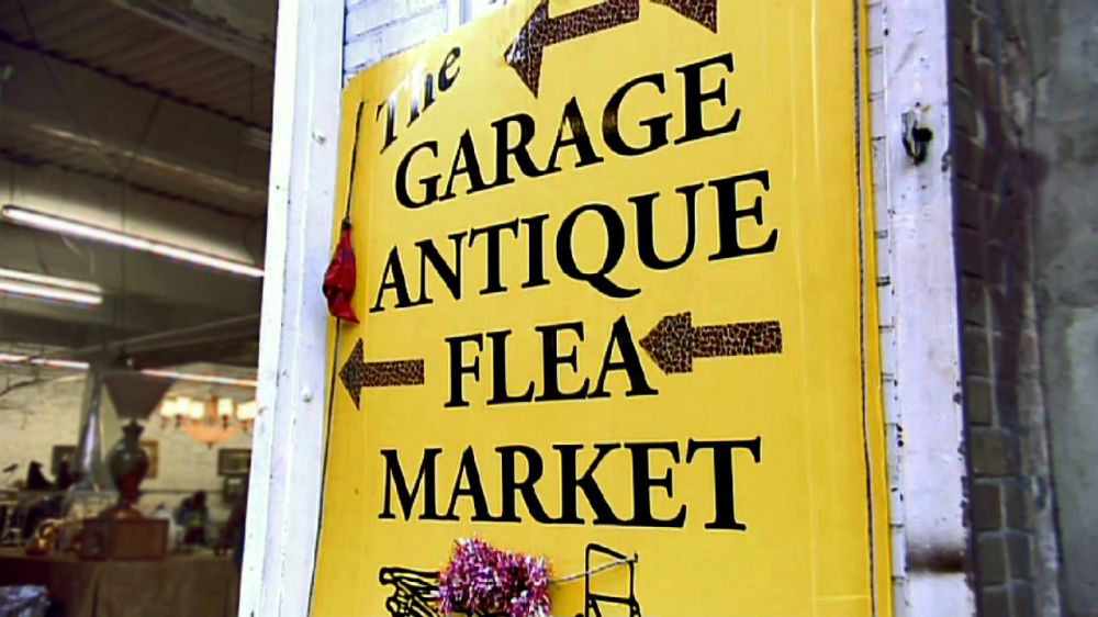 a sign on the side of a building