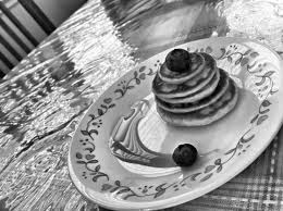 a plate with a fork and knife