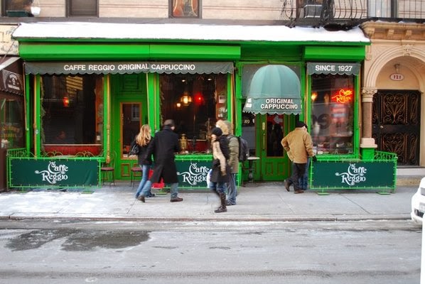 a person standing in front of a store