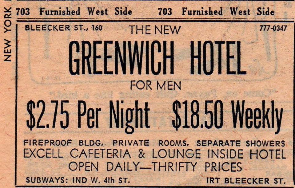 greenwichhotel-1 a close up of a newspaper