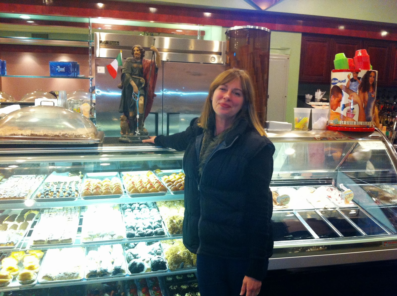 photo1 a woman standing in front of a store