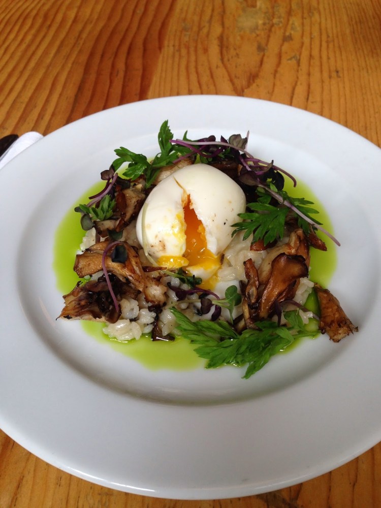 a plate of food on a table