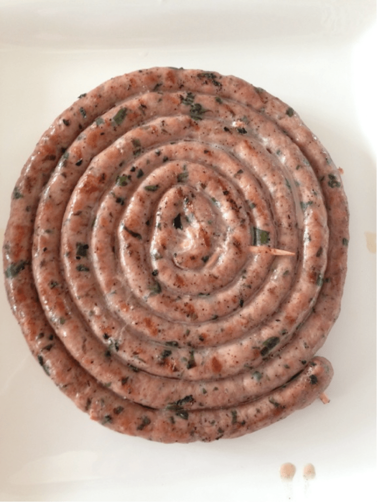 a close up of food on a plate