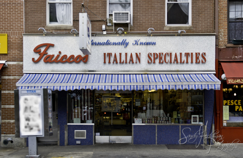 a sign above a store