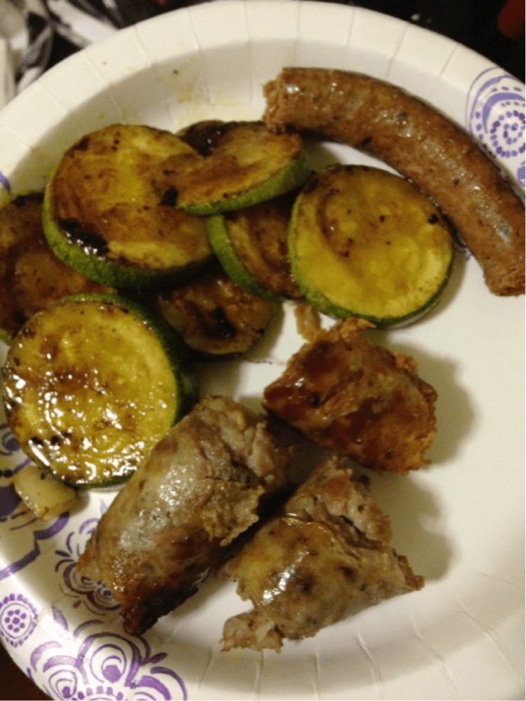 a plate of food