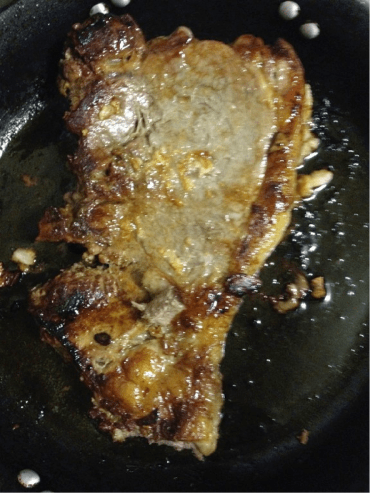 a pan of food on a plate