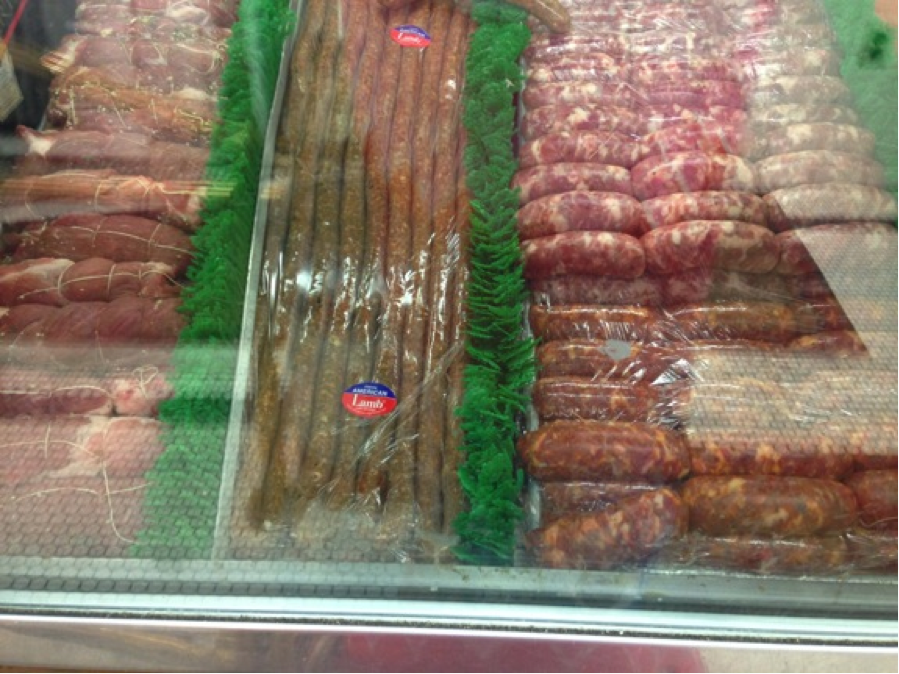 a sandwich cut in half