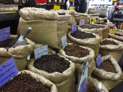 food on display