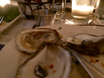 a plate of food on a table