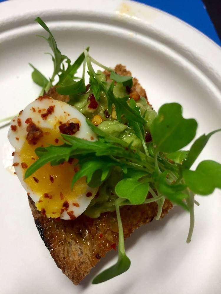 a piece of food on a plate