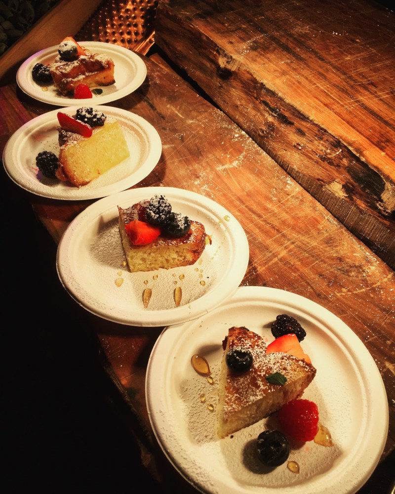 a plate of food on a table