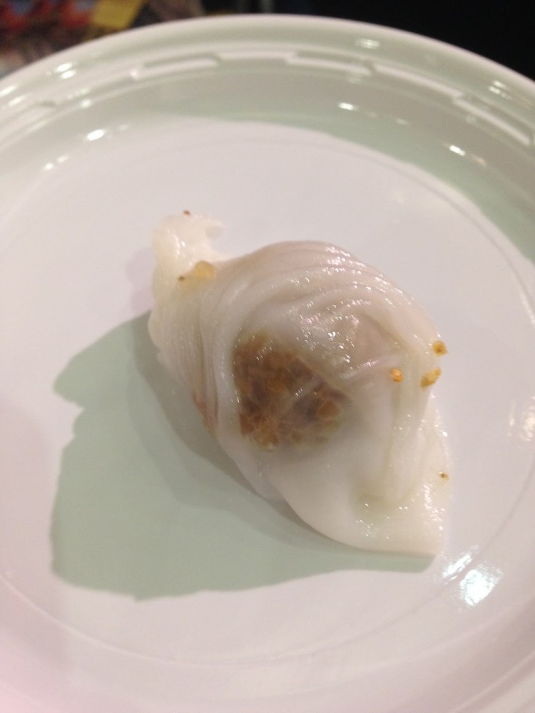 a piece of food on a plate