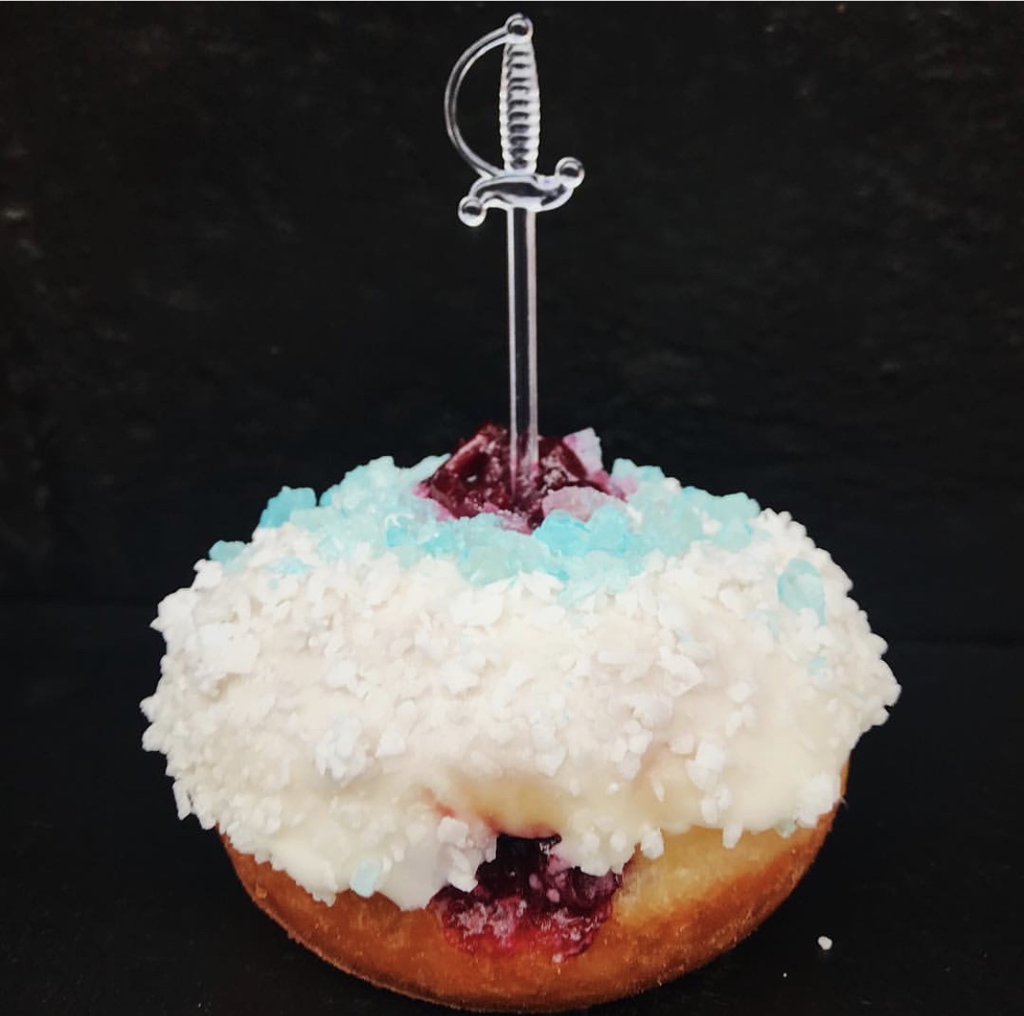 Screenshot a cake sitting on top of a table