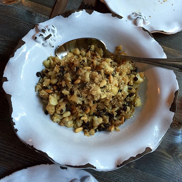a plate of food on a table