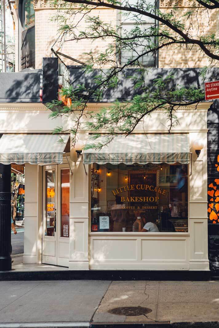 a store front at day