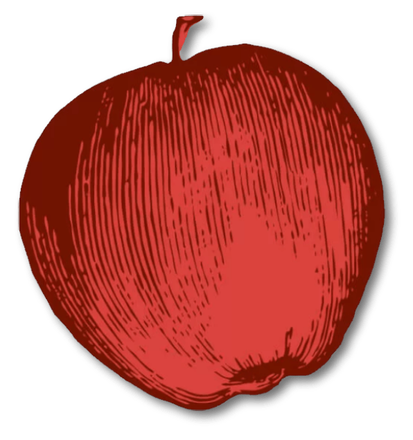 BIG APPLE a dark background