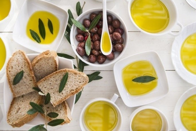 a plastic container filled with different types of food on a tray