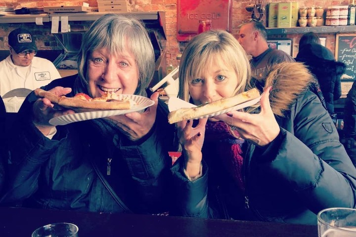 a group of people sitting at a table