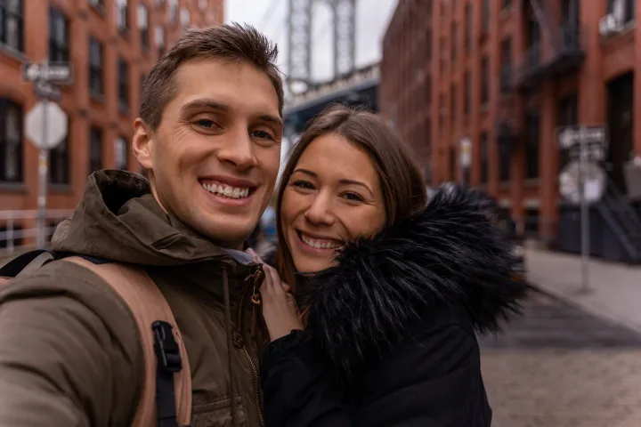 a man talking on a cell phone