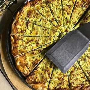 a tray of food