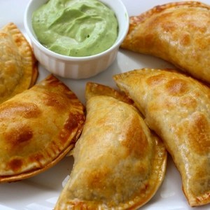 a tray of food