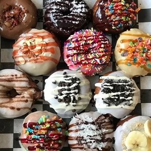 a tray of food