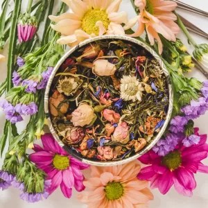 a tray of food