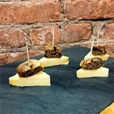 Artisanal Cheese Paired with Sweet Fig